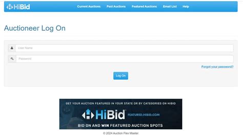 my hibid.com|Log On .